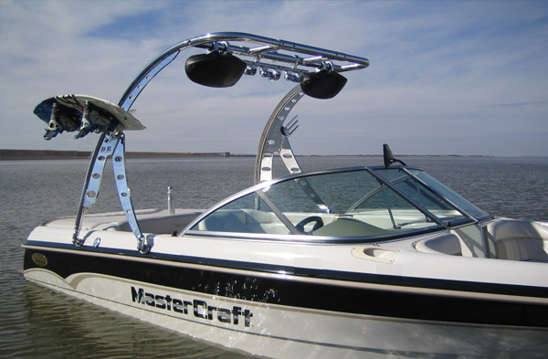 NEW BIG AIR WAVE UNIVERSAL WAKEBOARD TOWER POLISHED  