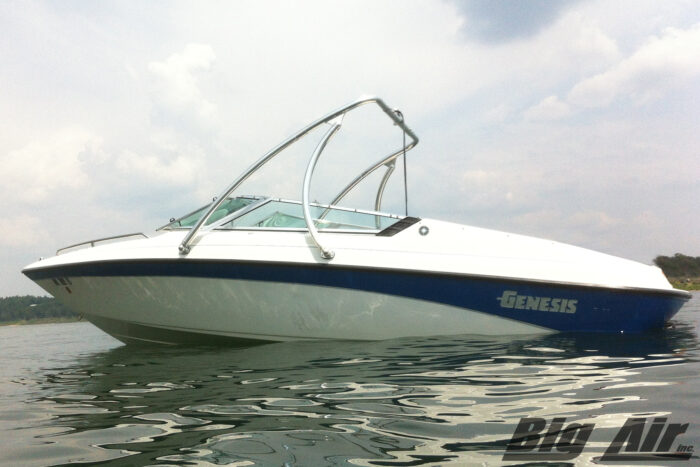 1993 Genesis Boat with Big Air Ice Tower in polished finish