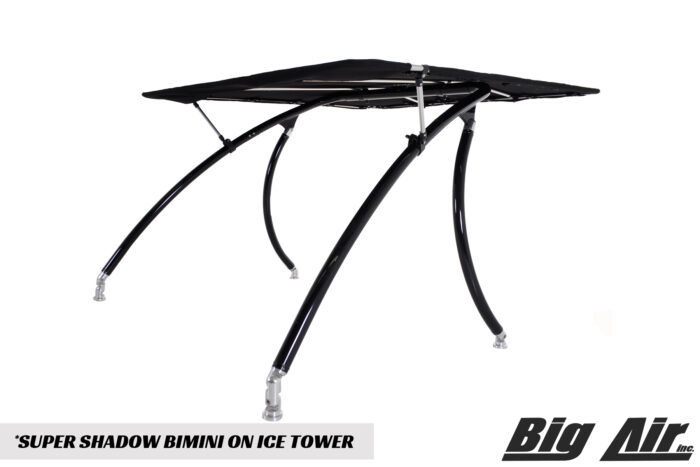 Big Air Super Shadow Bimini on a Big Air Ice Tower