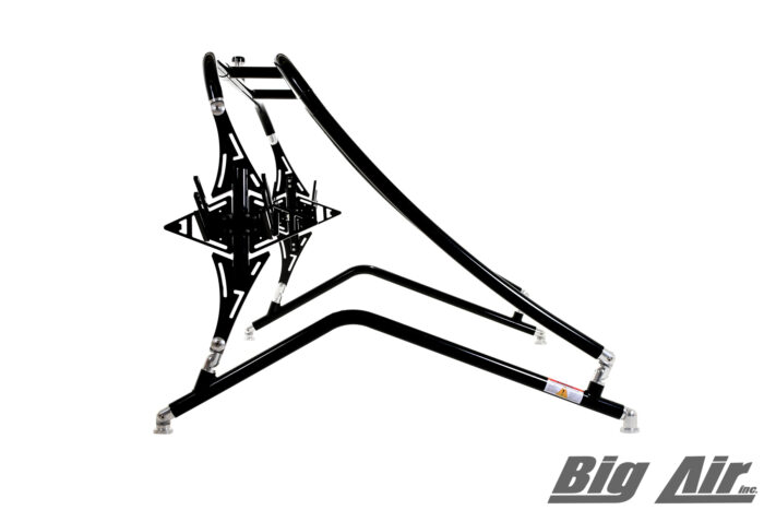 Big Air Twister wakeboard tower in black finish
