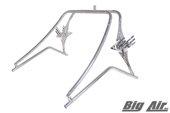 Big Air Twister wakeboard tower in polished finish