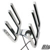 Big Air Hydro Triple Surf Rack in polished finish