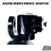 Big Air Razor Rotating Swivel Rack Adapter in black finish option