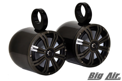 Black big air bullet wake tower speakers in non-led version
