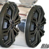 close up of speaker grill on big air's wake tower speakers