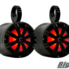 big air bullet wake tower speakers in the led version in black finish