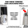location for long shoulder bolt on Big Air Towers