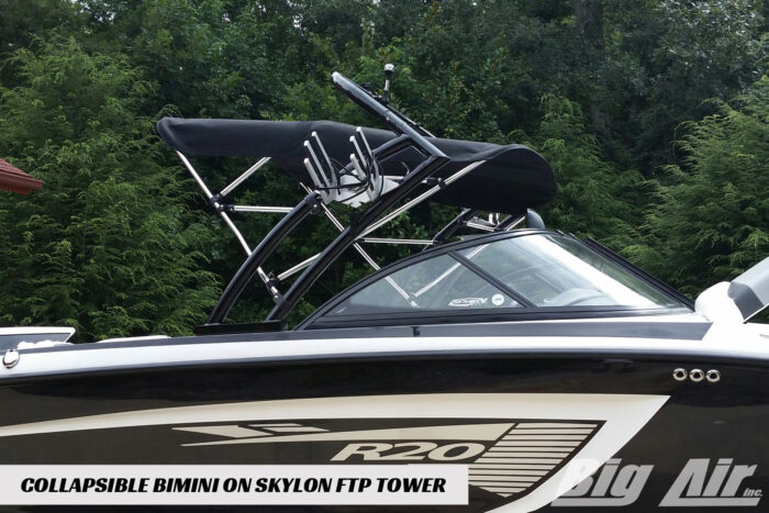 Big Air Collapsible Bimini mounted on a Skylon FTP Tower