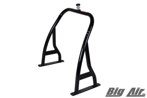 studio image of the Big Air small pontoon tower in the black powder coat finish