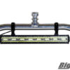 23 inch outdoor marine led light bar mounted onto the Big Air Small pontoon tower