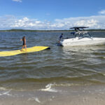 customer testimonial image of a 1997 Wellcraft Eclipse boat with a Big Air Vapor tower and Super Shadow Bimini