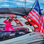 Yamaha 242 boat of the Big Air Flag Holder - customer testimonal photo