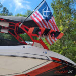 customer testimonal photo of the Big Air Flag Holder