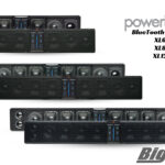 product display image showing 3 different PowerBass sound bar options on a white background.