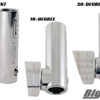 display photo showcasing all of the mounting options for the hull mounted flag holder