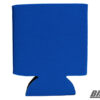back view of the blue collapsible can koozie